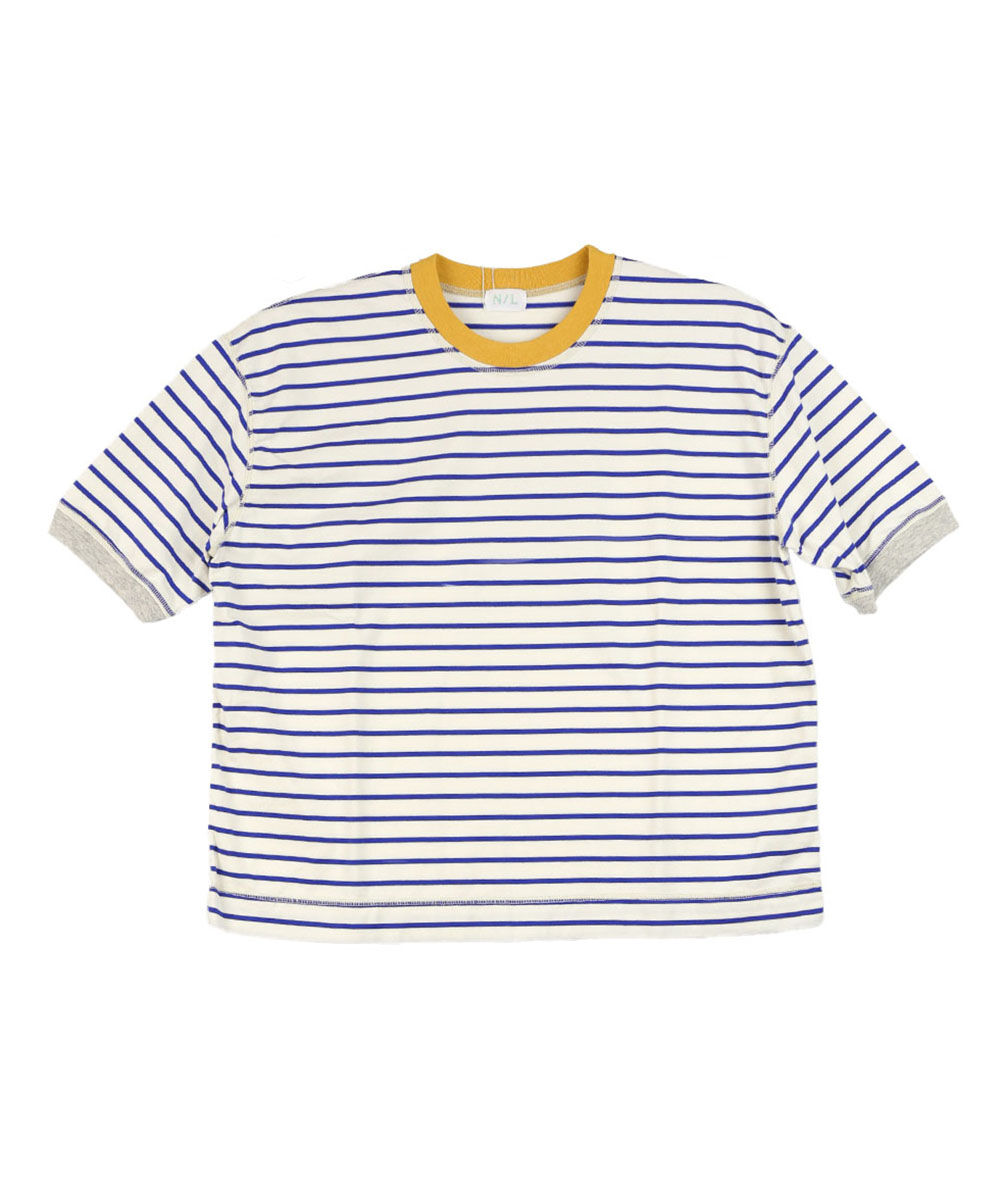 NATURAL LAUNDRY/ナチュラルランドリー トリムボーダーTシャツ NATURAL LAUNDRY/ナチュラルランドリー トリムボーダーTシャツの