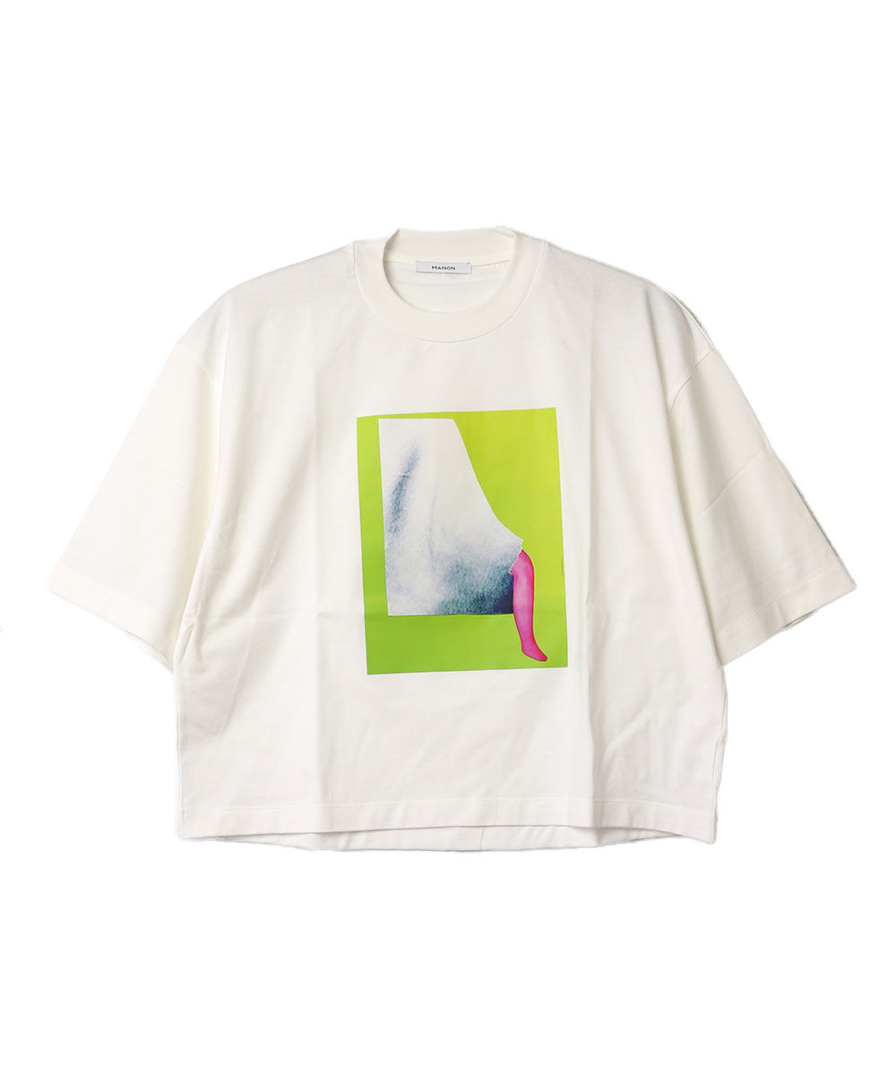 マノン ハーフスリーブ SUSPICIOUS FOOD プリントTee MANON 2025