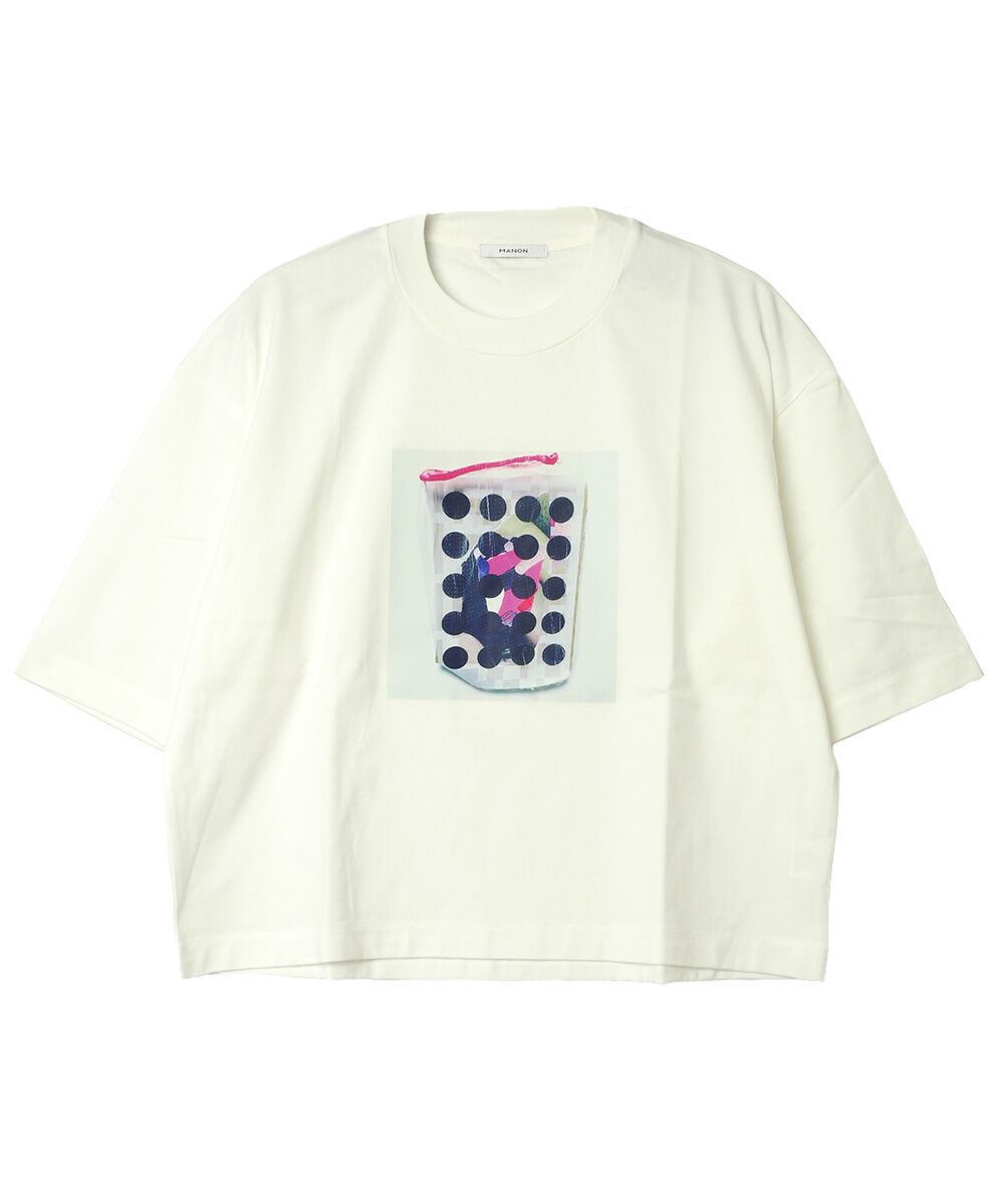 マノン ハーフスリーブ SUSPICIOUS FOOD プリントTee MANON 2025春夏新作 レディース 国内正規品 メール便可能5 マノン ハーフスリーブ SUSPICIOUS FOOD プリントTee MANON 2025