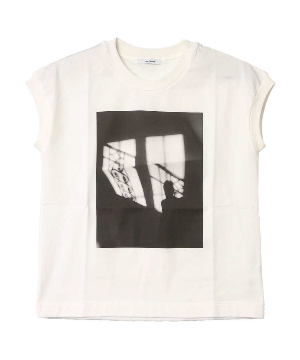 マノン ノースリーブ ALLUSION プリントTee MANON レディース 国内正規