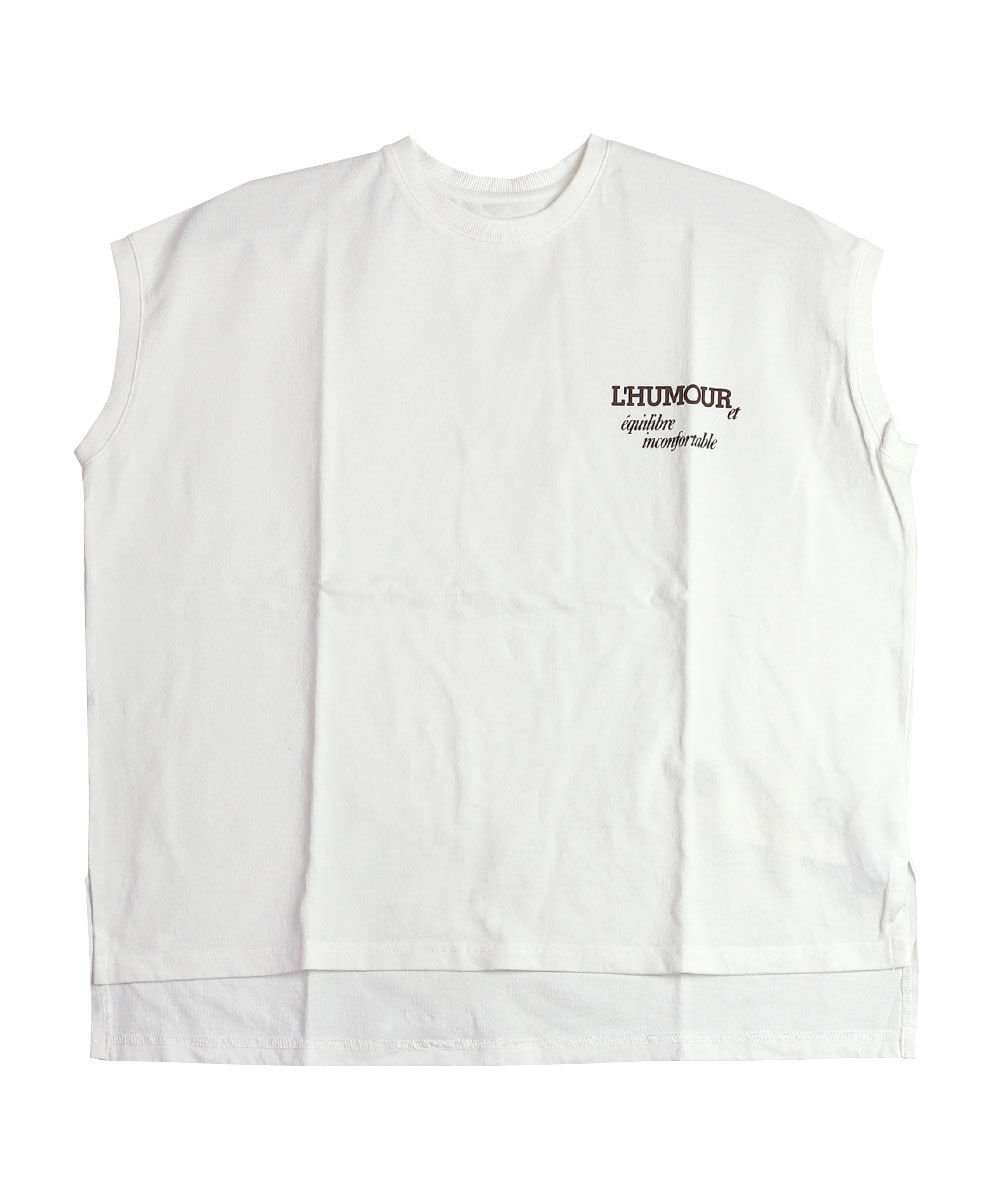 アッパーハイツ BIG NO SLEEVE TEE upper hights 2025春夏新作 レディース 国内正規品 アッパーハイツ BIG NO SLEEVE TEE upper hights 2025春夏新作