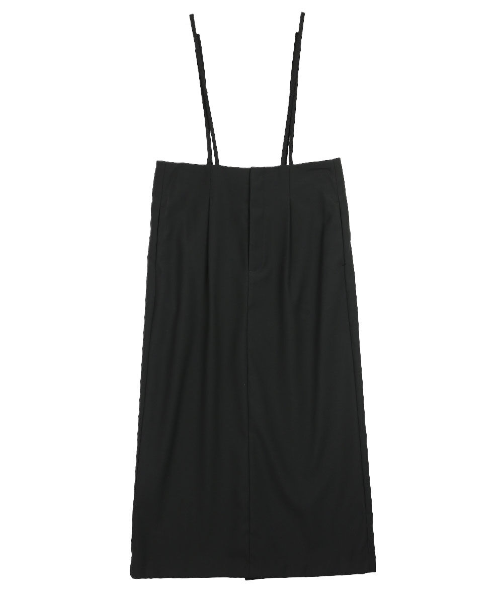 ユイティーム ジョーゼットサロペットスカート huitieme nid 2025秋冬