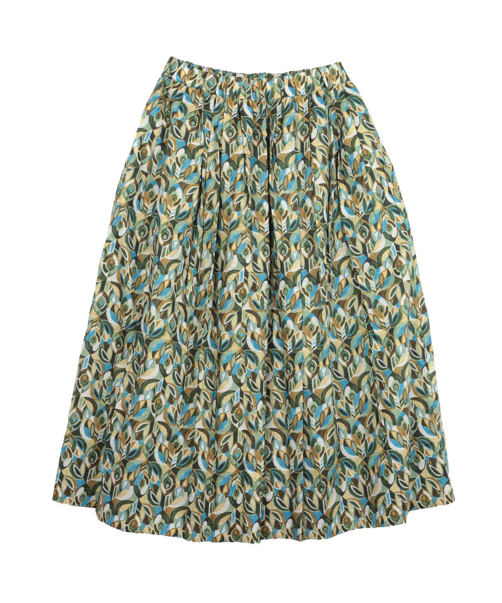 ソソット LIBERTYタナローンミモレ丈タックギャザースカート sosotto 42552957 国内正規品 2025秋冬新作 送料無料 ソソット LIBERTYタナローンミモレ丈タックギャザースカート sosotto