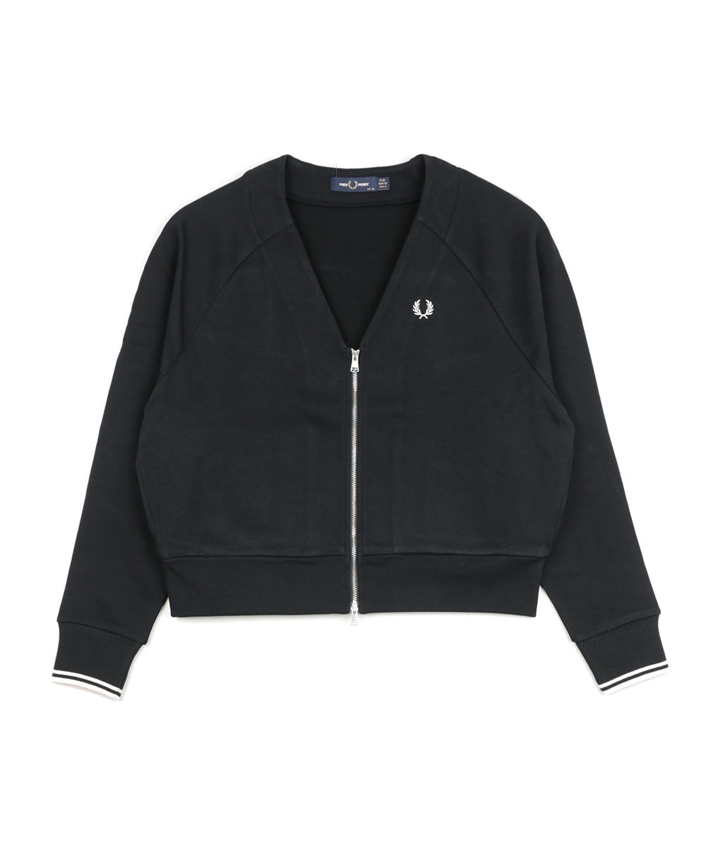 フレッドペリー Zip-Through Sweatshirt Cardigan FRED PERRY