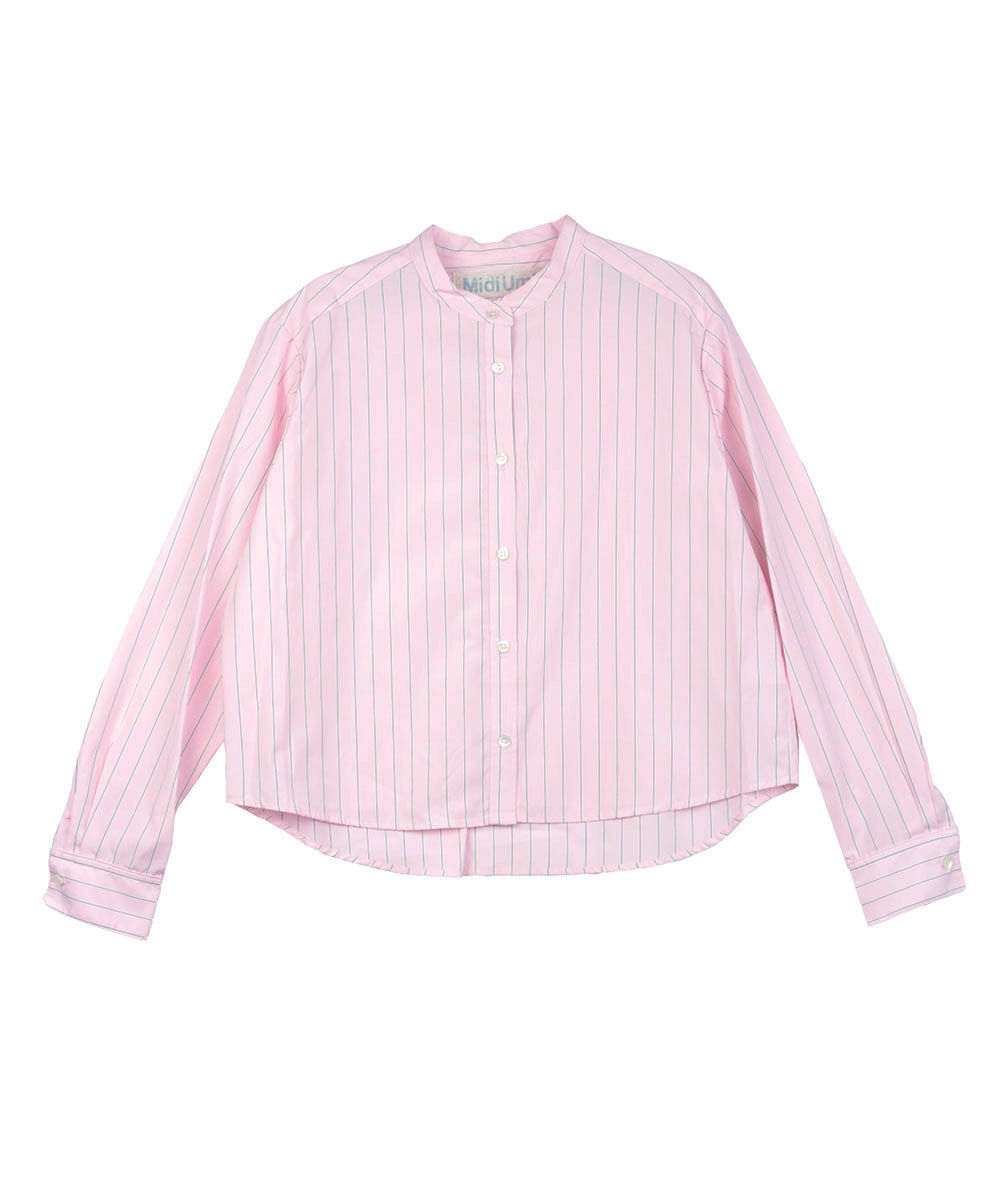 ミディウミ パターンショートシャツ Midi-Umi 2025秋冬新作 レディース