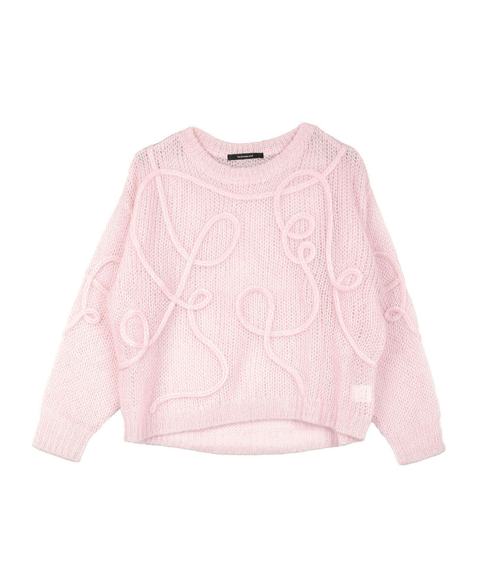 ユイティーム モヘヤコード刺繍プルオーバー huitieme nid 2025秋冬