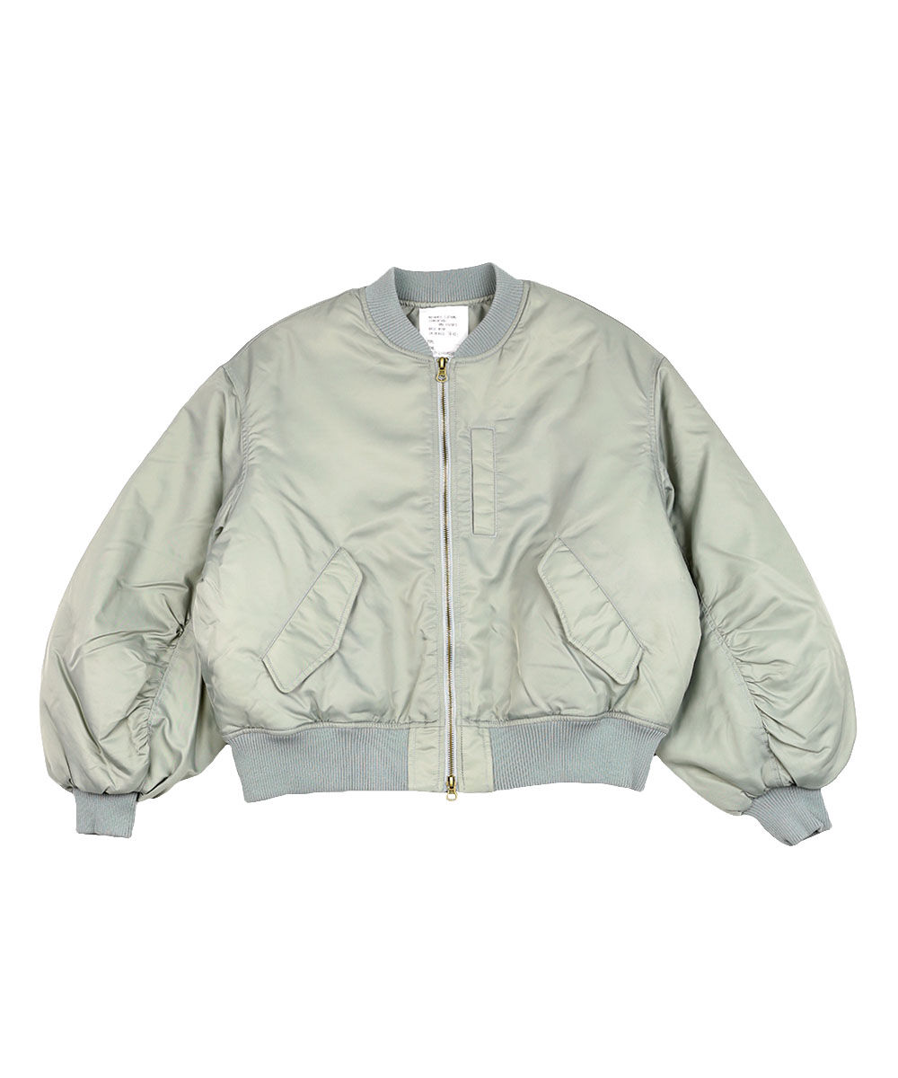 ストックアンドインテリジェンス ナイロンツイル中綿MA-1ショートブルゾン STOCK&INTELLIGENCE SAI32-0151 国内正規品 2025秋冬新作 送料無料 ストックアンドインテリジェンス ナイロンツイル中綿MA-1ショート