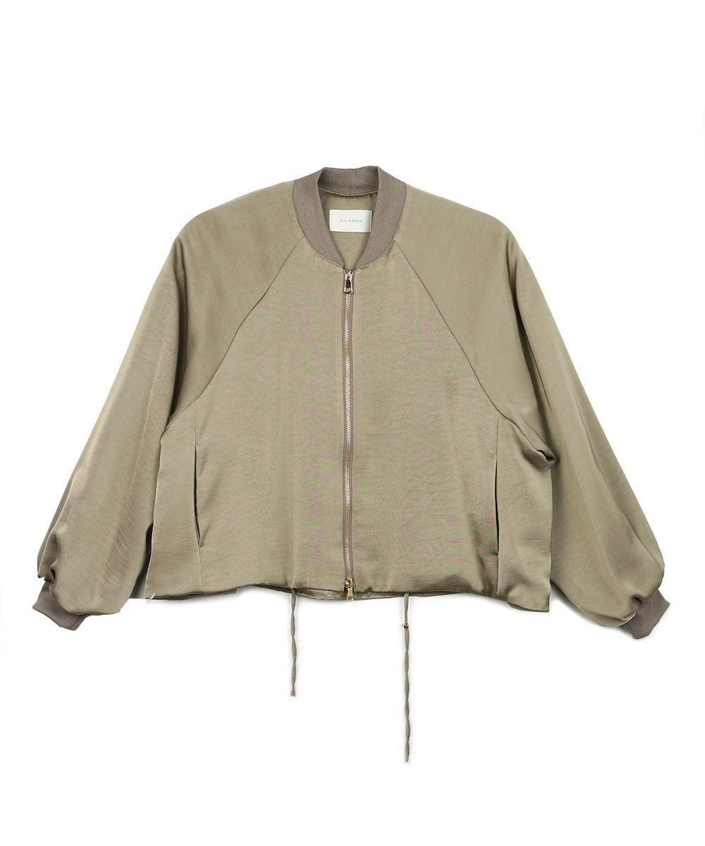 シニヨン サテンボリュームブルゾン CHIGNON 2025秋冬新作 レディース