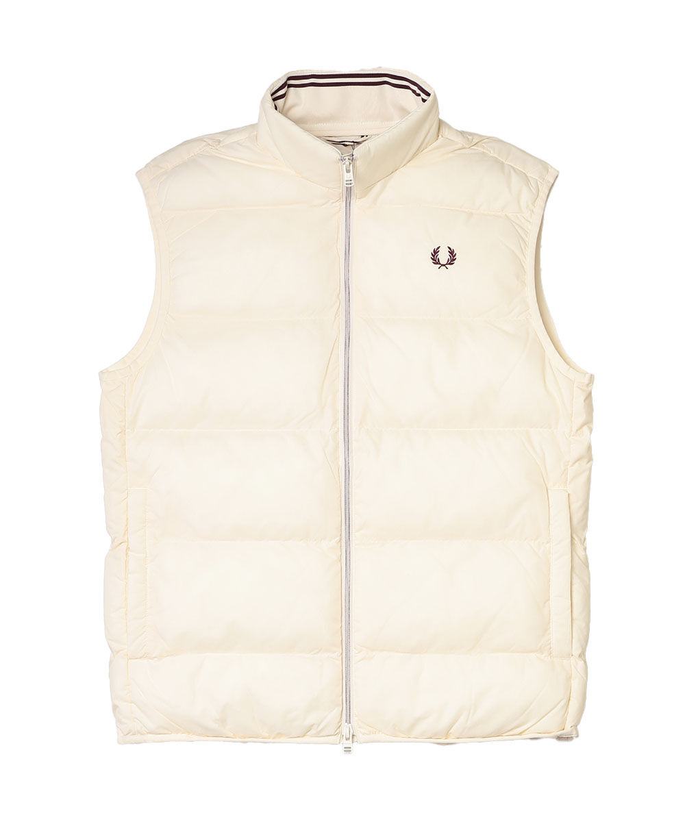 トップス Fred Perry Insulated Gilet (Ecru) フレッドペリー Insulated Gilet FRED PERRY 2025秋冬新作 レディース