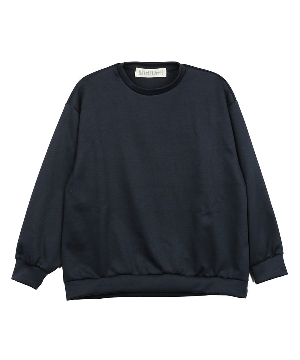 ミディウミ スムースダブルニットスウェットプルオーバー Midi-Umi 4-710031 国内正規品 2025秋冬新作 ミディウミ スムースダブルニットスウェットプルオーバー Midi-Umi