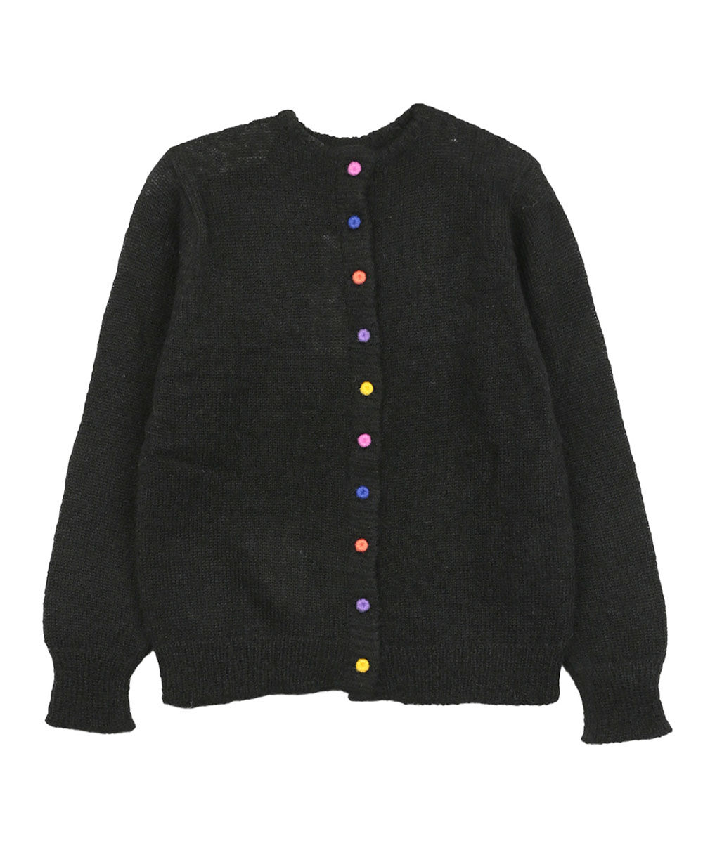 ポンデシャロン ベビーアルパカカラフル釦カーディガン PONT DE CHALONS 22550313 国内正規品 2025秋冬新作 送料無料 Pont de Chalons（ポンデシャロン） ベビーアルパカカラフル釦