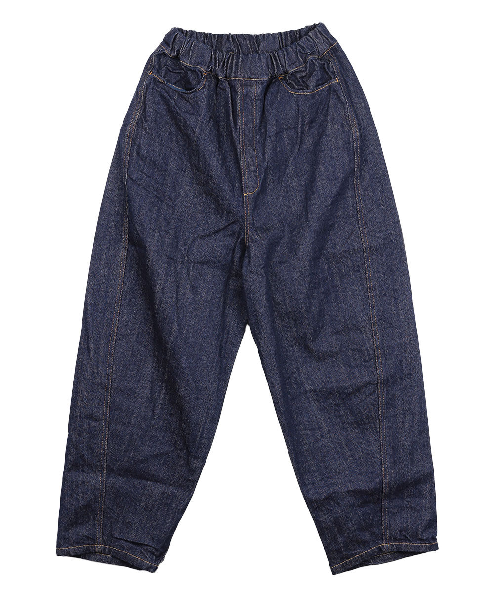 ナル 12oz ムラデニム ラウンドパンツ naru 2025秋冬新作 レディース