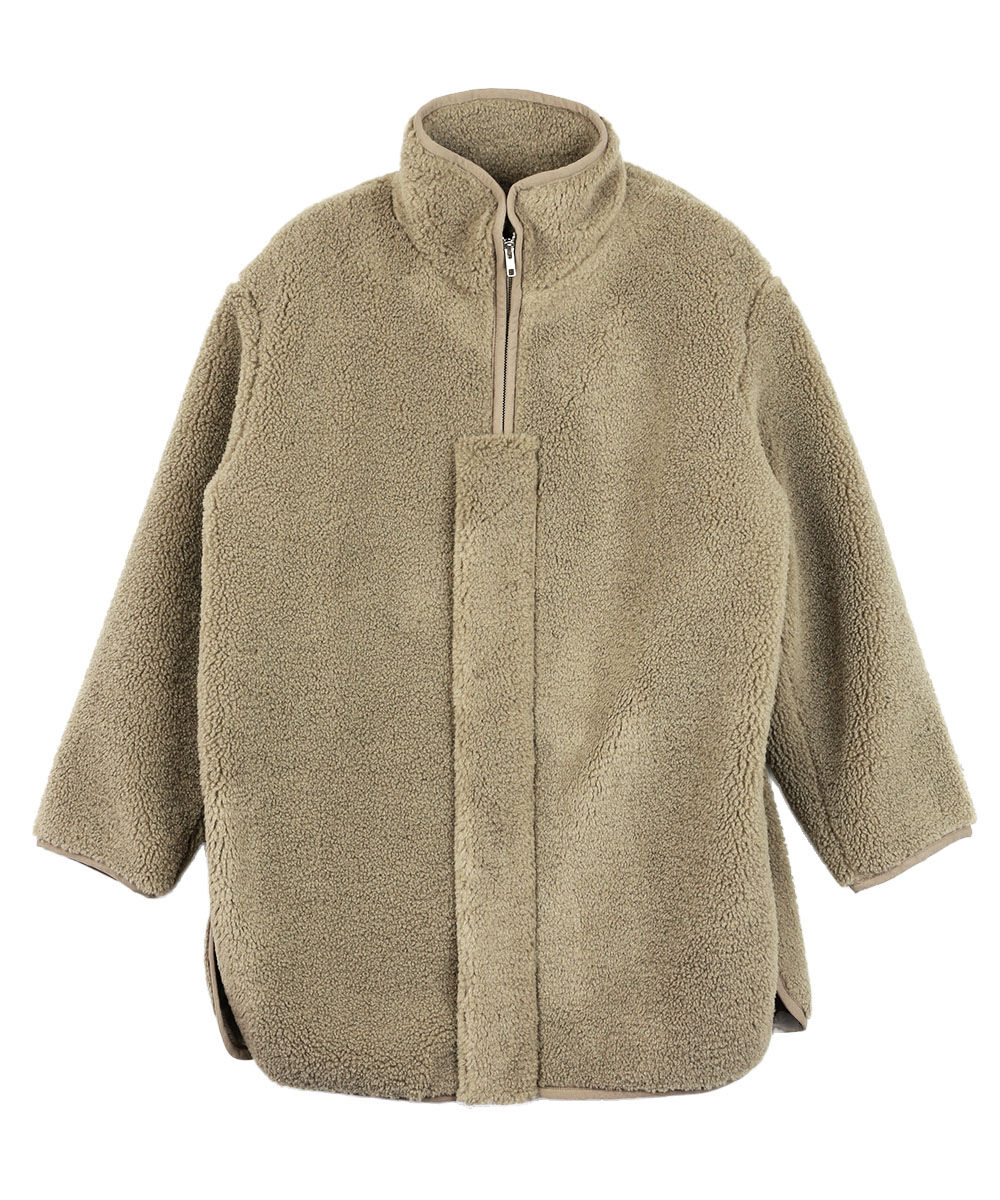 ミズイロインド ボアブルゾン mizuiro ind 2025秋冬新作 レディース