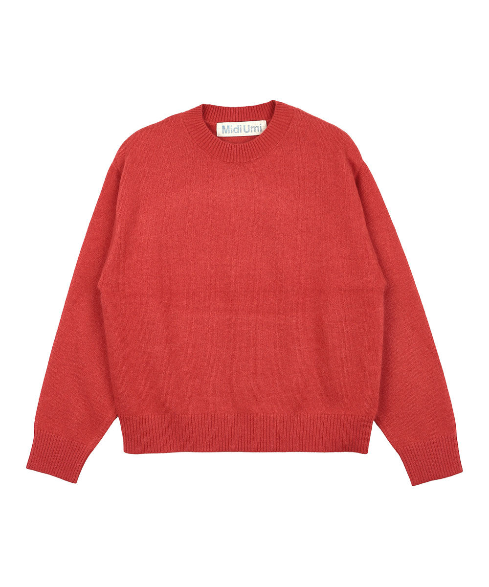 ミディウミ ラクーンニットプルオーバー Midi-Umi 2025秋冬新作