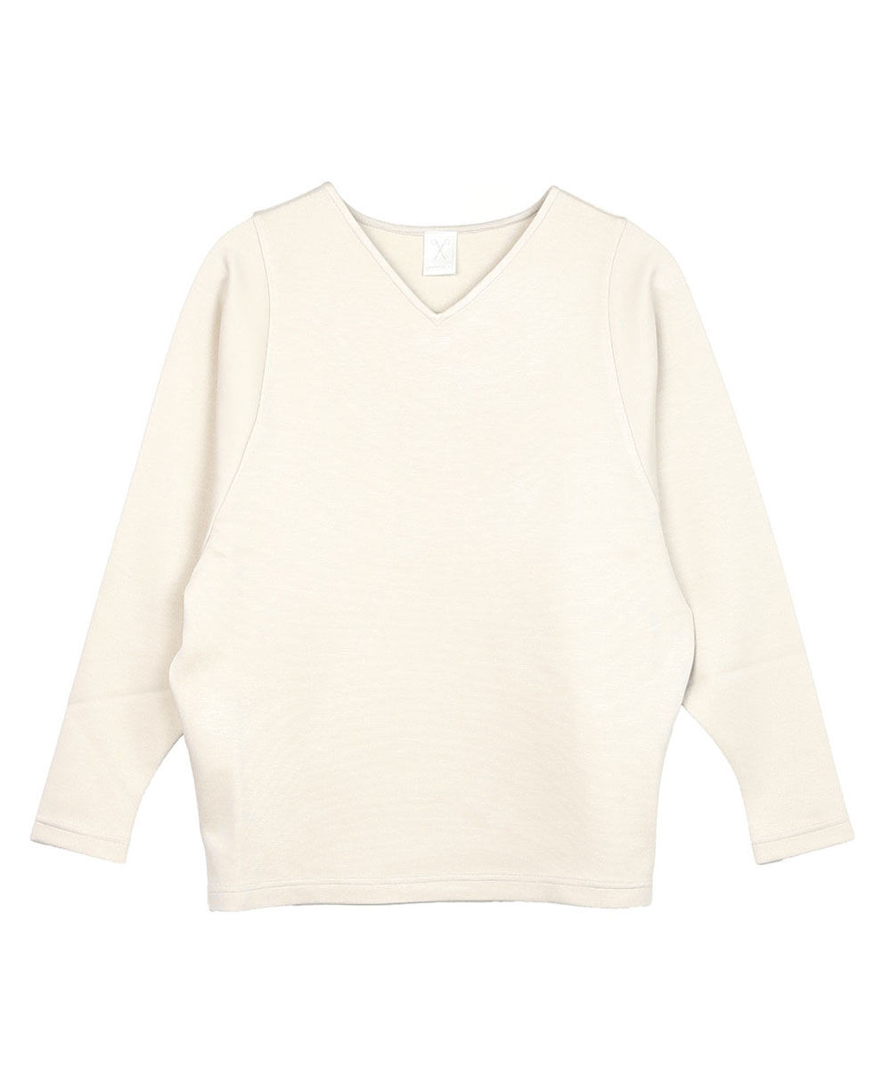 PUPULA（ププラ） デュアルウォームポンチ Vネック プルオーバー