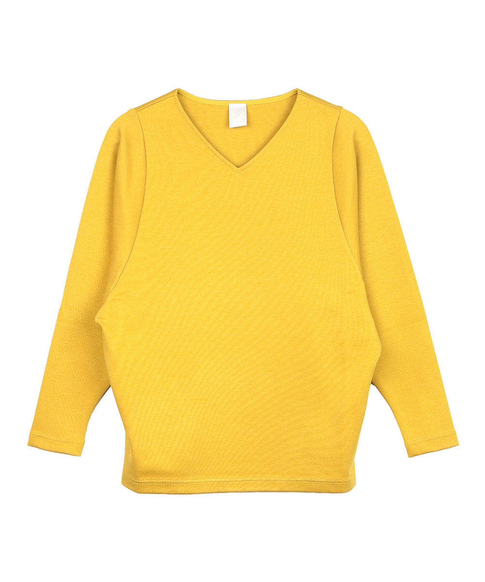 PUPULA（ププラ） デュアルウォームポンチ Vネック プルオーバー