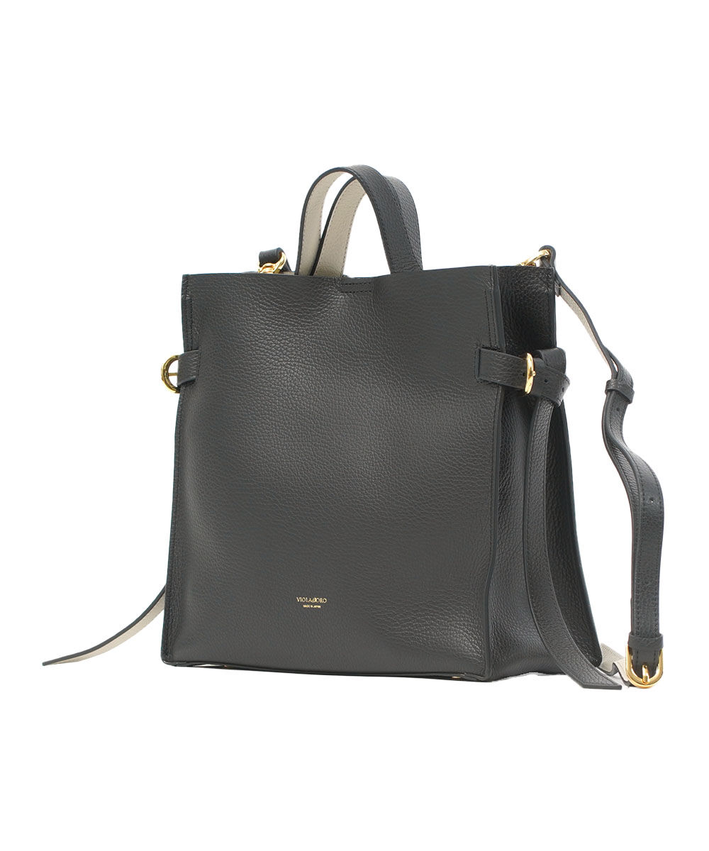 VIOLAd'ORO（ヴィオラドーロ） イタリアンWフェイスレザー サイド