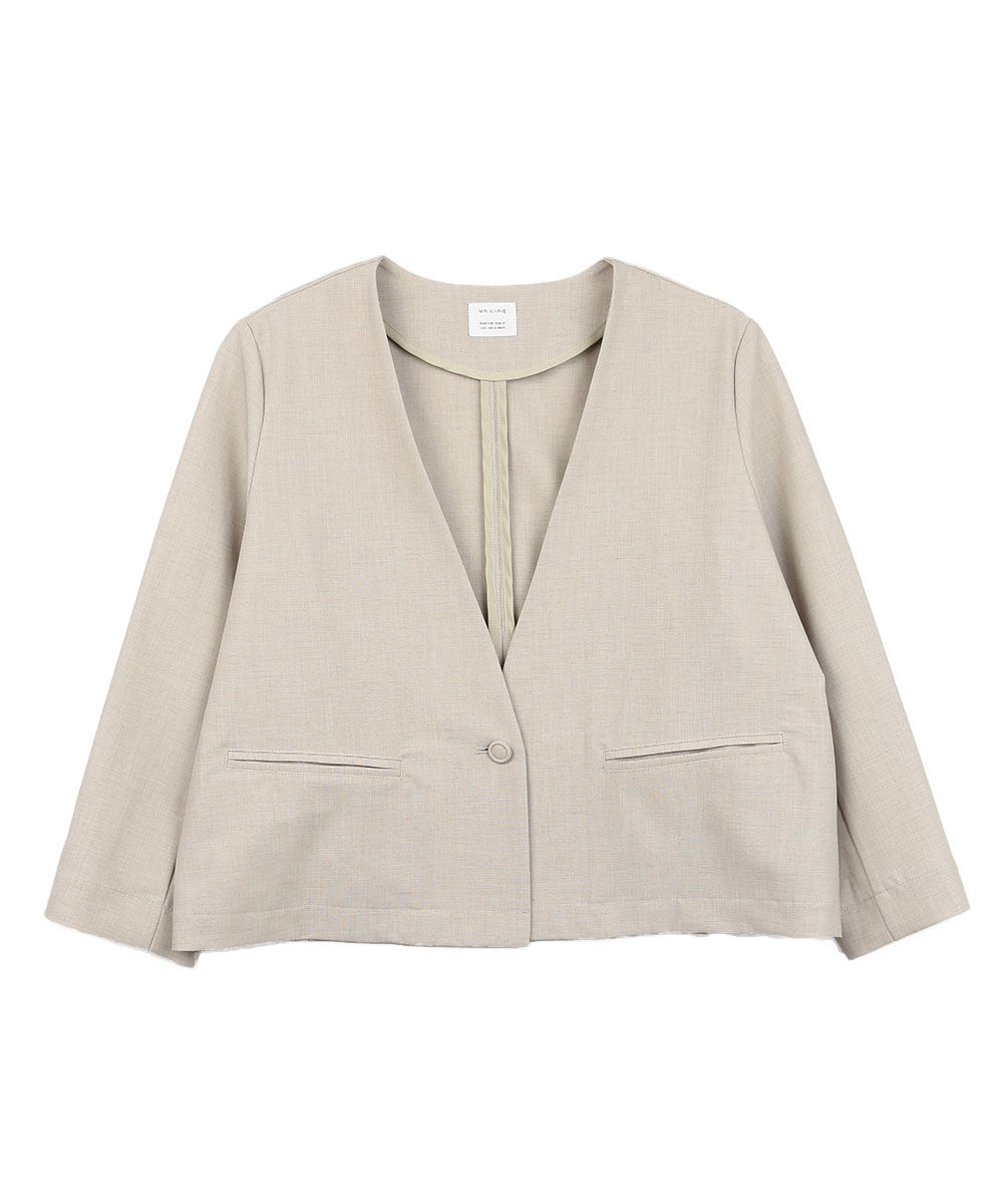 アンサンク Tropical V-neck Jacket un cinq 2026春夏新作 レディース