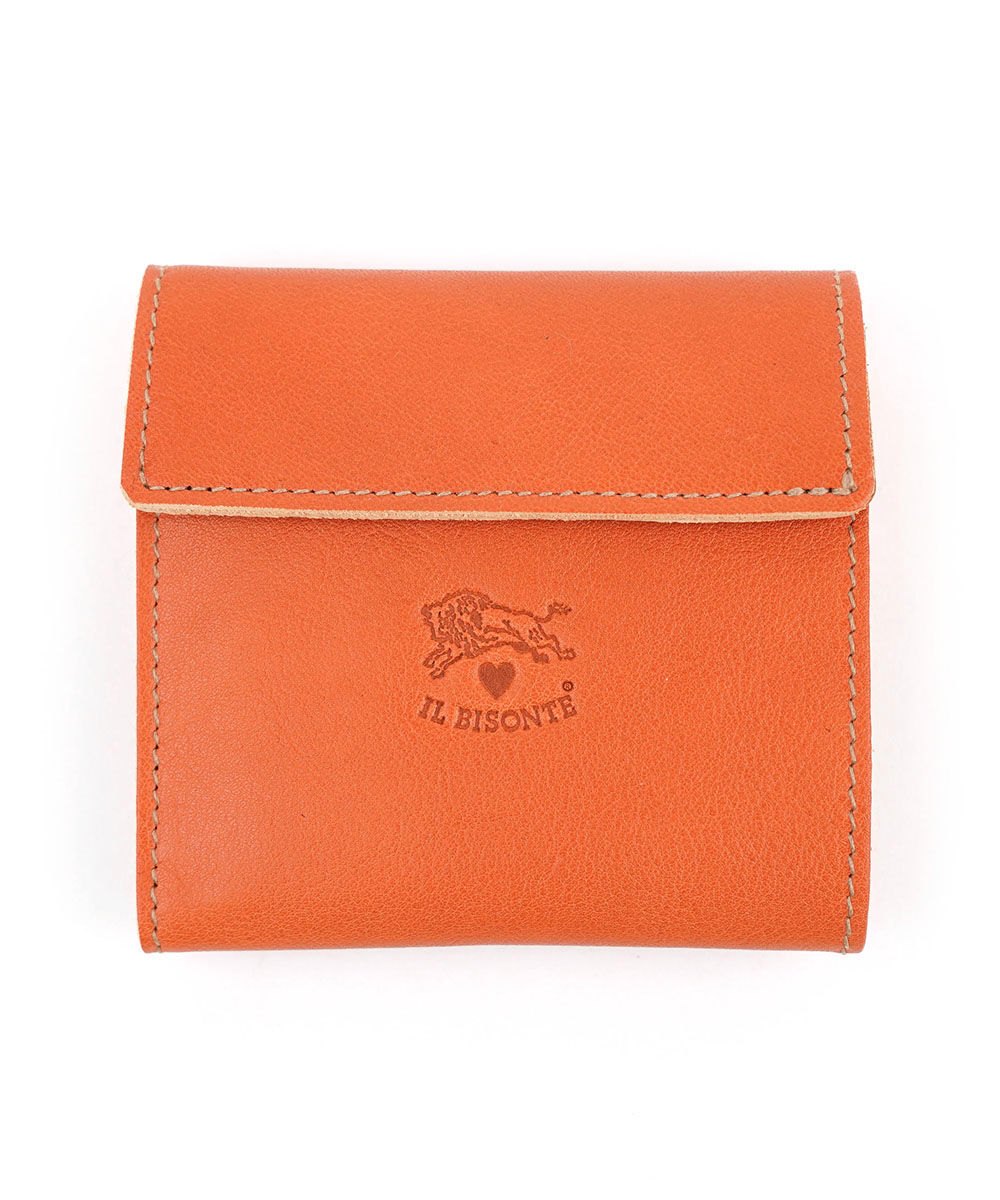 IL BISONTE（イルビゾンテ） フラップ付き二つ折り財布 IL BISONTE