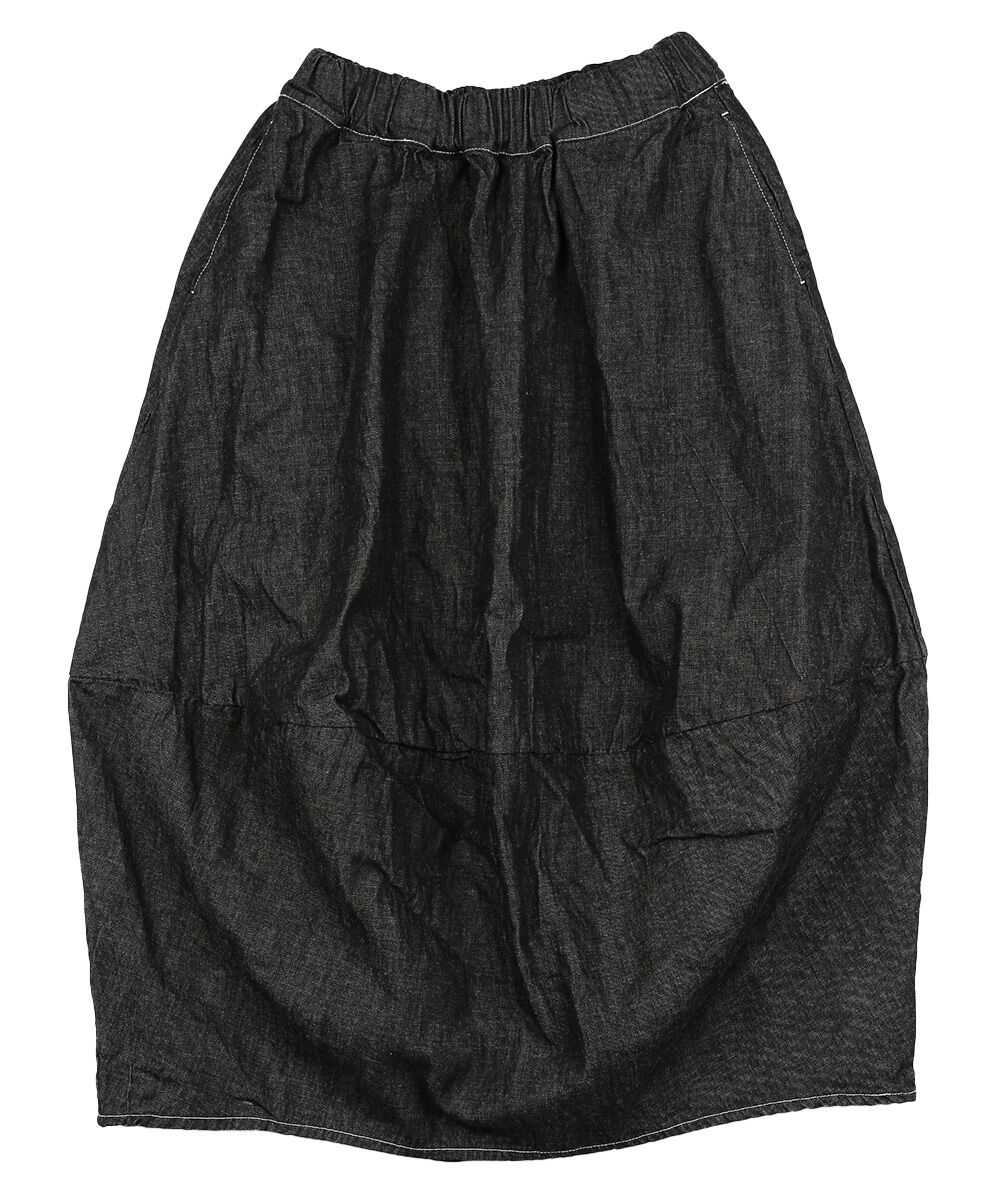 ナル 8ozムラデニム エッグスカート naru 2026春夏新作 レディース