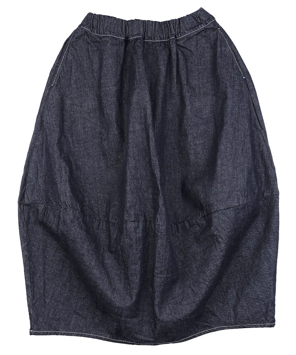 ナル 8ozムラデニム エッグスカート naru 2026春夏新作 レディース