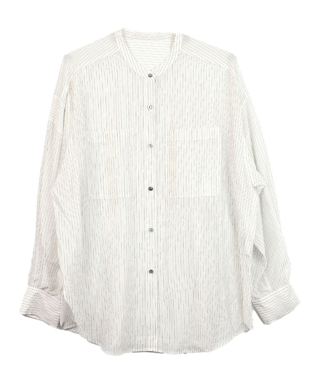 シニヨン シアーストライプオーバーシャツ CHIGNON 2026春夏新作