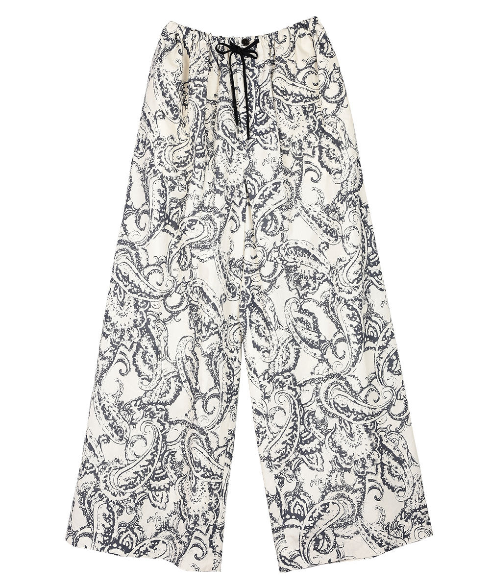 サクラ BLURRED PAISLEY PANTS SACRA 2026春夏新作 レディース 国内