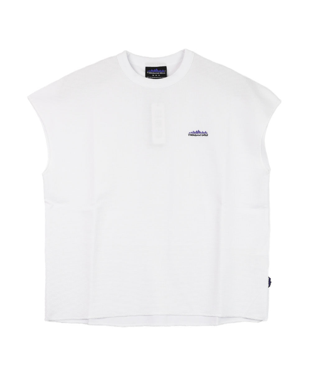 サウザンドマイル テックワッフル フレンチスリーブTシャツ THOUSAND