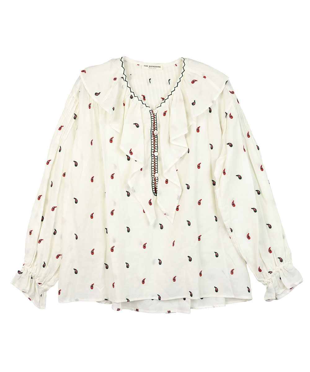 ザ シンゾーン PAISLEY EMBROIDERED BLOUSE THE SHINZONE 2026春夏新作