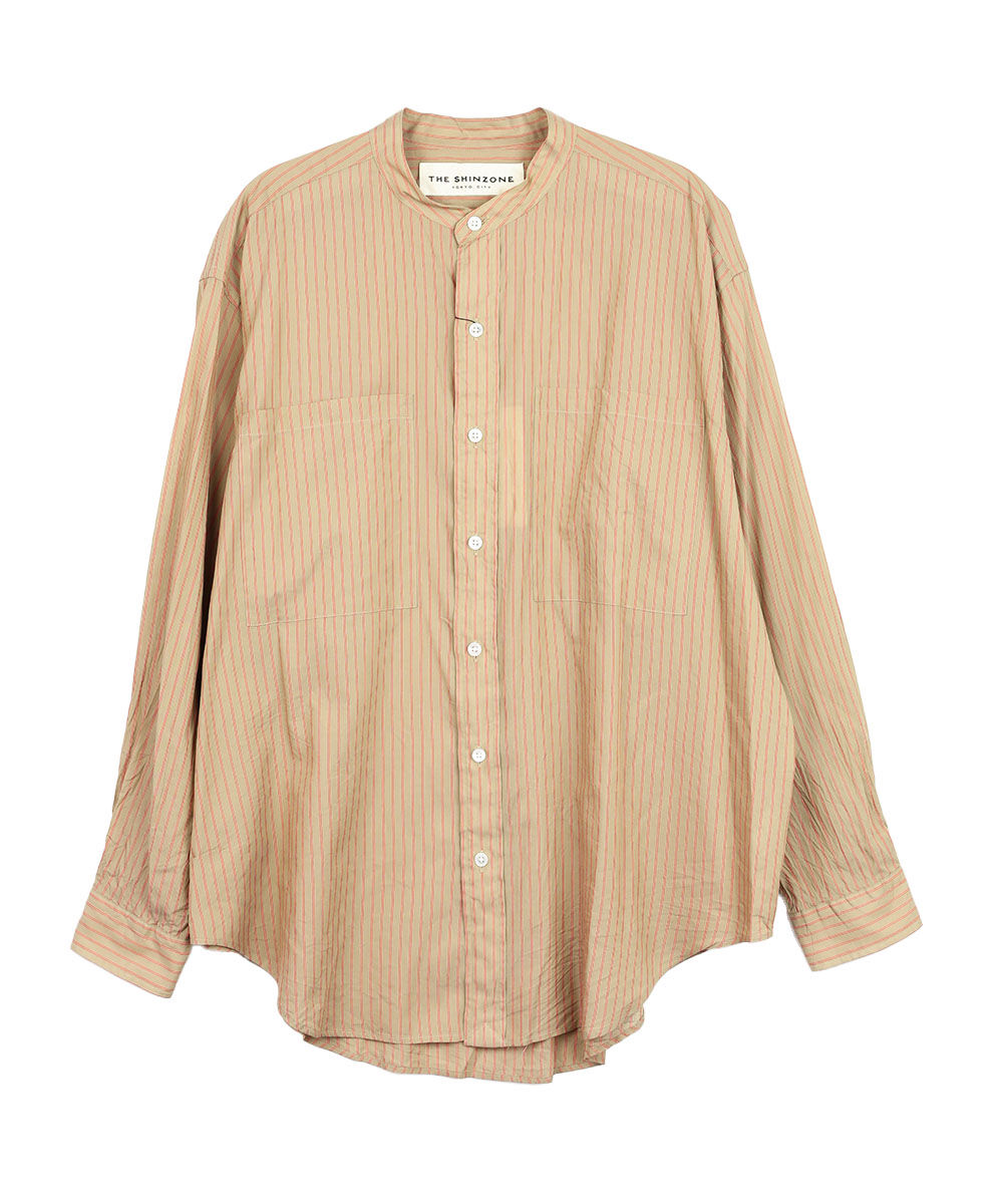 ザ シンゾーン STAND COLLAR DADDY SHIRT THE SHINZONE 2026春夏新作