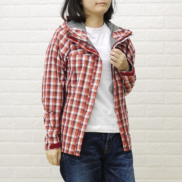 THE NORTH FACE(ザ ノースフェイス) ナイロン チェック柄 フード付き 
