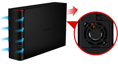 外付HDD バッファロー DriveStation HD-GD8.0U3D [DRAM搭載USB3.0用外 