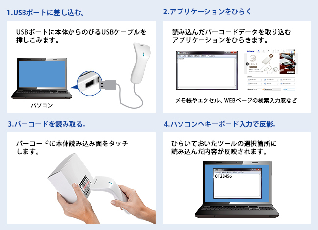 I-O DATA バーコードリーダー アイオーデータ BR-CCD-TS BR-CCD
