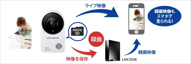 I-O DATA（アイ・オー・データ機器） ネットワークカメラ アイオー