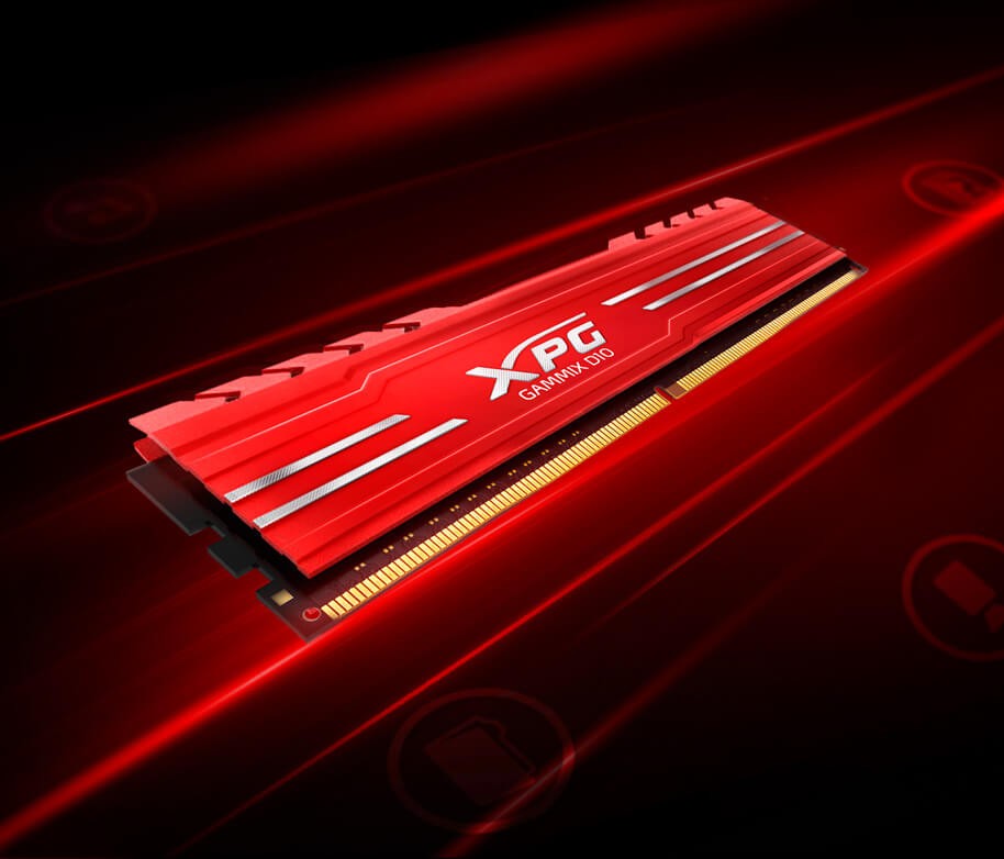 ADATA XPG GAMMIX D10 16GB Kit (2X 8GB) DDR4 3200MHz (PC4-25600