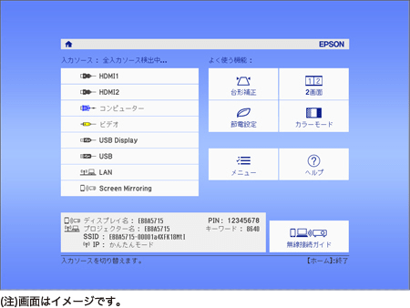 エプソン（EPSON） プロジェクター EB-982W [ビジネスプロジェクター