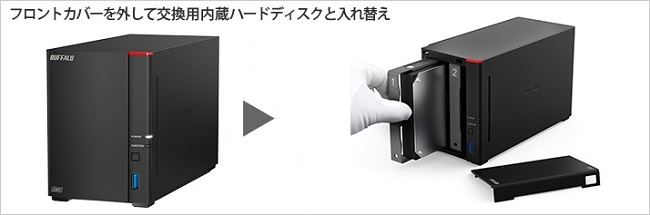 BUFFALO NAS バッファロー LS720DN1602B [リンクステーション