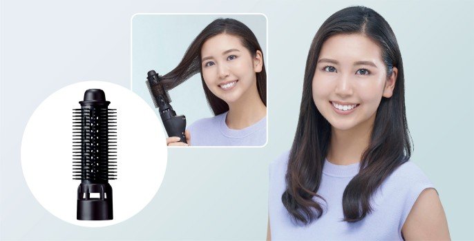 Panasonic カールドライヤー パナソニック EH-KN0G-A [くるくる