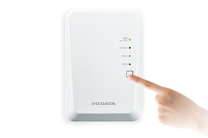 新品 I-O DATA 中継機 WN-DAX1800EXP  WiFi6対応 WN-DAX1800EXP | 360コネクト対応Wi-Fi 6 中継機 | アイ・オー