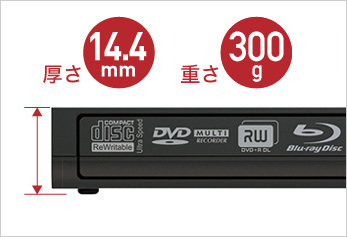 BUFFALO（バッファロー） ポータブルBDドライブ BRXL-PT6U3-WHE [USB3