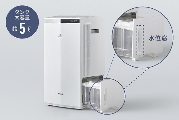 【超美品】　パナソニック 除湿機 F-YHVX200 パナソニック 除湿器 F-YHVX200-W 1台 - アスクル