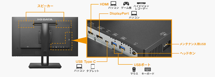 I-O DATA 液晶ディスプレイ アイ・オー・データ EX-CU271AB-F [ワイド
