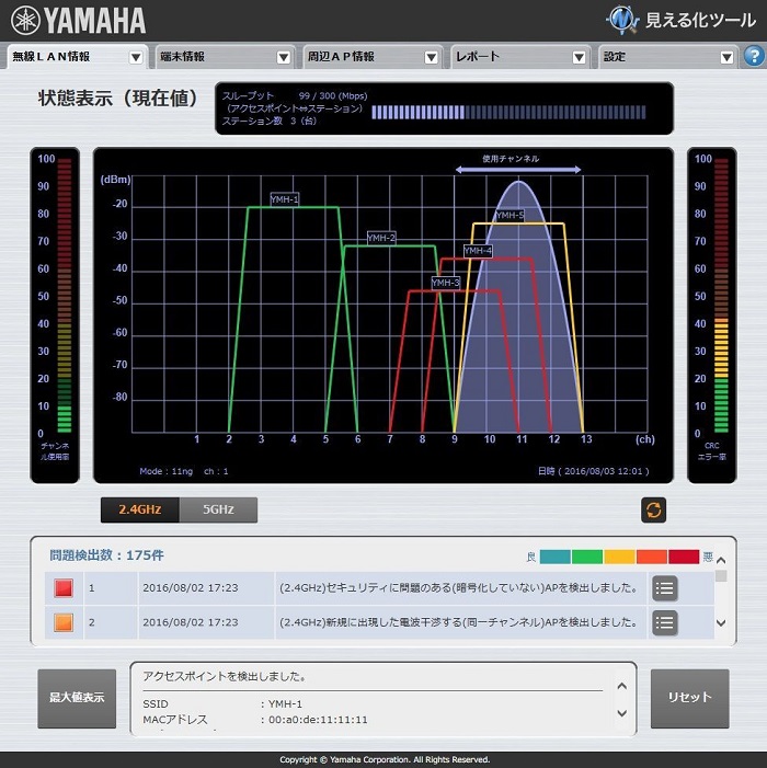 YAMAHA（ヤマハ） 無線LANアクセスポイント WLX323 [Wi-Fi6E 無線LAN
