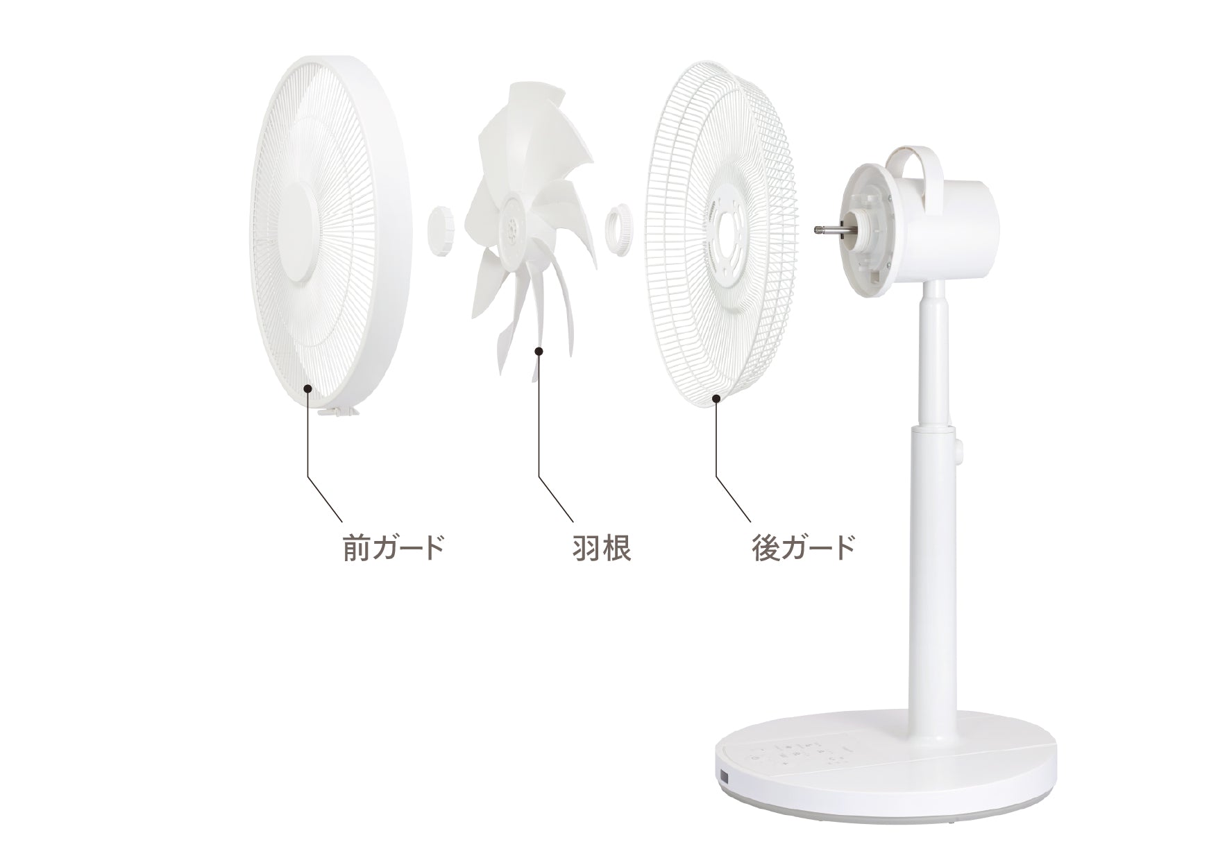 ツインバード（TWINBIRD） 扇風機 EF-E952W [サーキュレーション扇風機