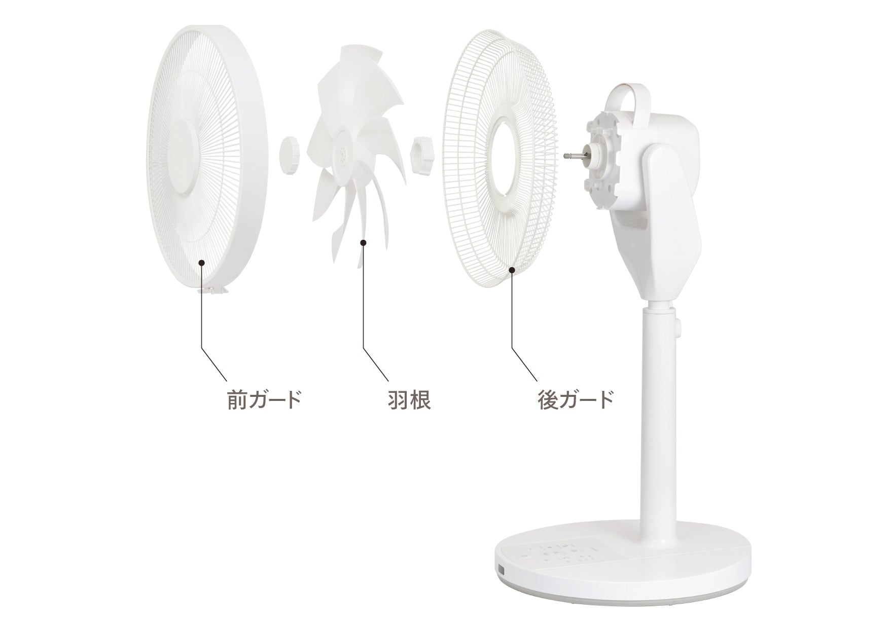 ツインバード（TWINBIRD） 扇風機 EF-E951W [サーキュレーション扇風機