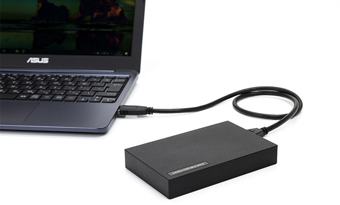 ロジテック ポータブルHDD LHD-PBR40UCBK [ポータブルHDD 4TB