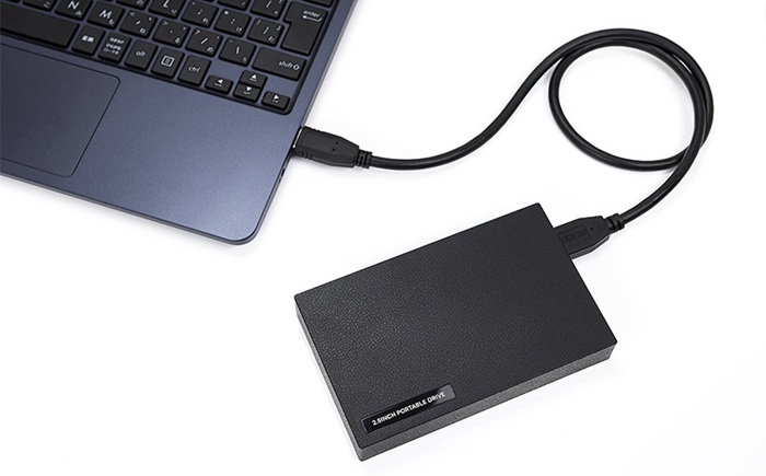 ロジテック ポータブルHDD LHD-PBR40UCBK [ポータブルHDD 4TB