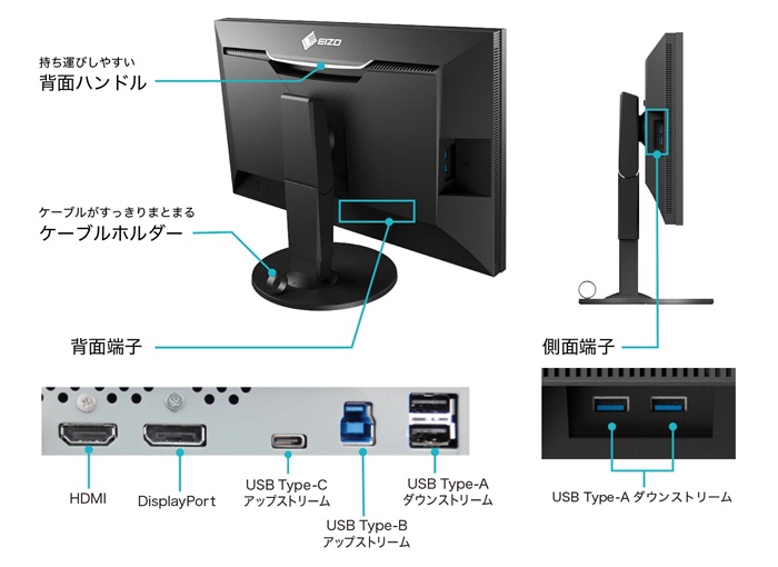 EIZO 液晶ディスプレイ ナナオ（EIZO） ColorEdge CS2740-ZBK [液晶