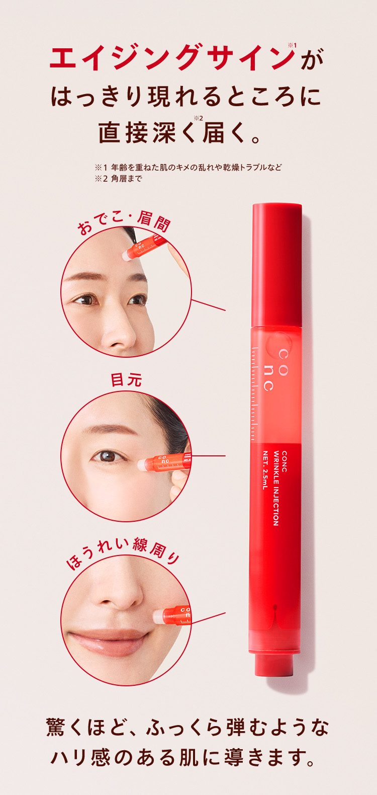 CONC（コンク） 【公式】 リンクルインジェクション 2.5mL ｜ マイクロ