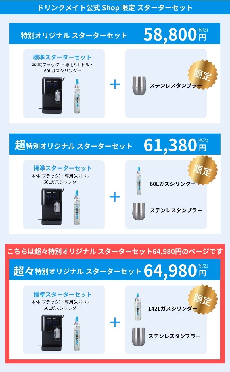 ドリンクメイト公式 Shop 限定】drinkmate x BRITA 多機能ウォーター